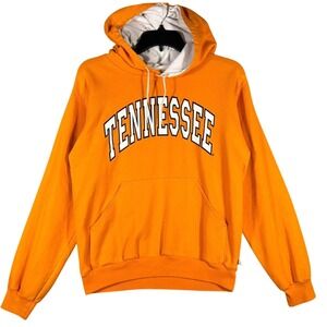 VINTAGE 90s Tennessee Sweatshirt Women's XL (18) Hoodie Logo Cotton Made In USA